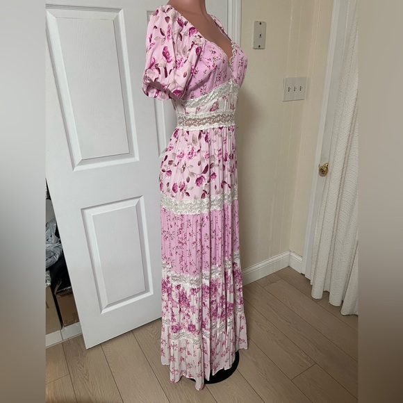 ALTAR’D STATE DARIANNE FLORAL MAXI DRESS - Picture 10 of 16